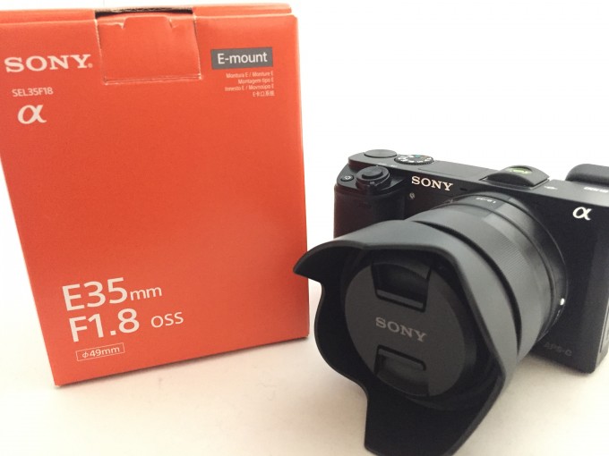 18000円 【SALE／103%OFF】 SONY E35mm F1.8 oss SEL35F18単焦点レンズ